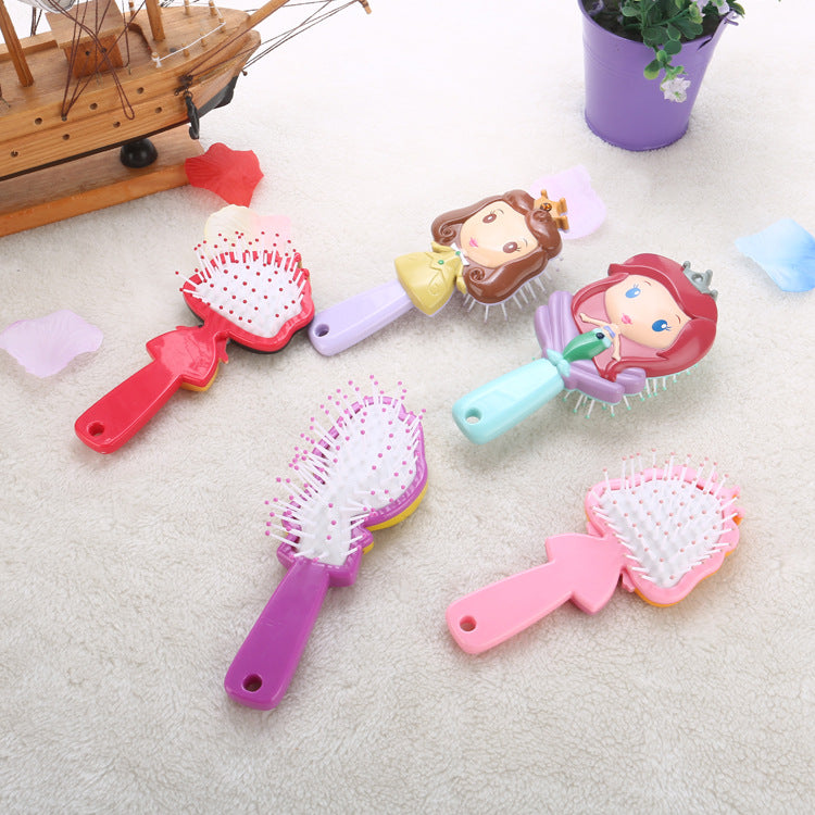 Hairdressing Mermaid Plastic Hairbrush Cartoon Airbag Hair Brushes & Combs