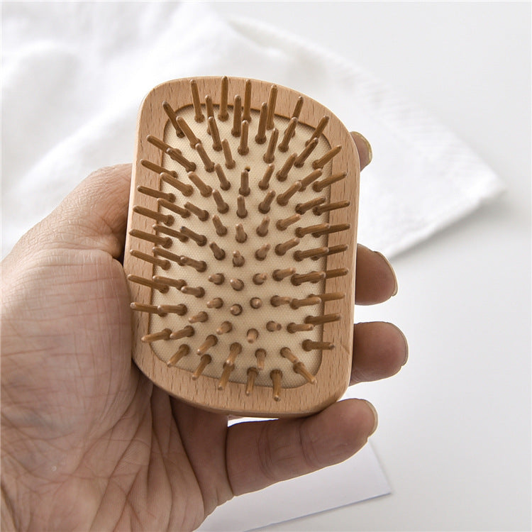 Steel Needle Wooden Air Cushion Without Hair Brushes & Combs