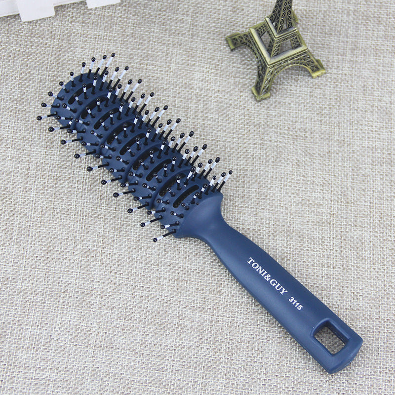 Men's Ribs Curling Inner Buckle Household Rolling Hairdressing Back Hair Brushes & Combs