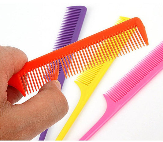 Plastic Tail Hairdressing Long Partition Needle Hair Brushes & Combs