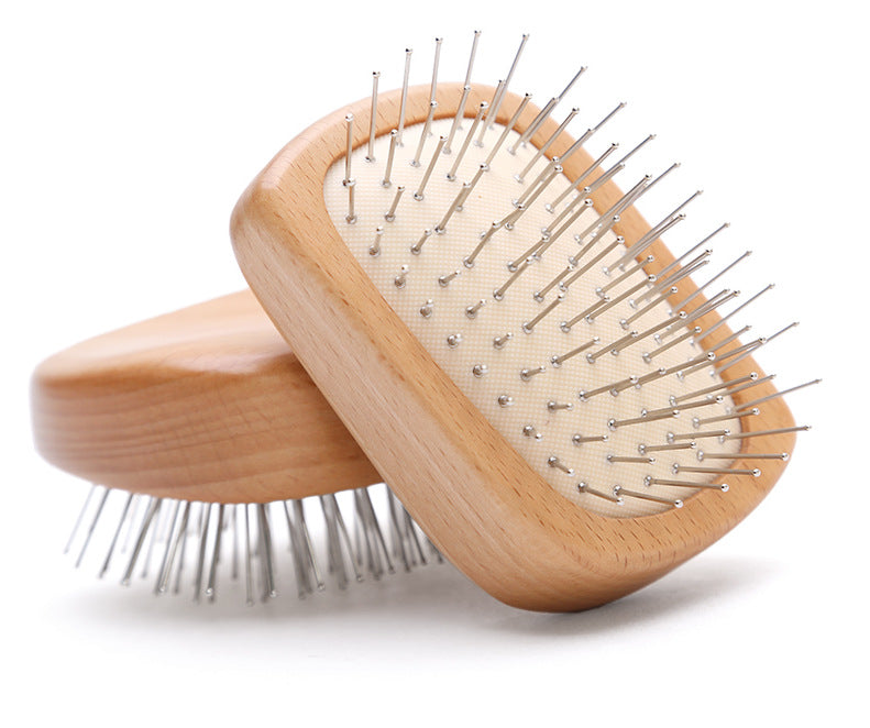 Steel Needle Wooden Air Cushion Without Hair Brushes & Combs