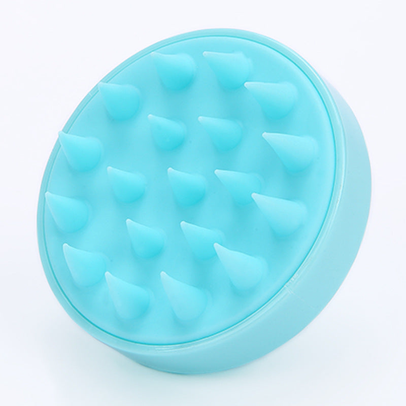 Silicone Shampoo Brush Massage Scalp Cleaning Hairdressing Hair Brushes & Combs