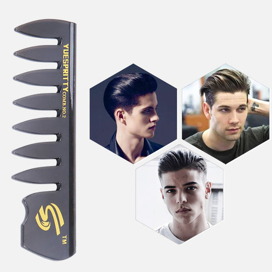 Men's Greasy Professional Big Back Head Modeling Artifact Hair Brushes & Combs