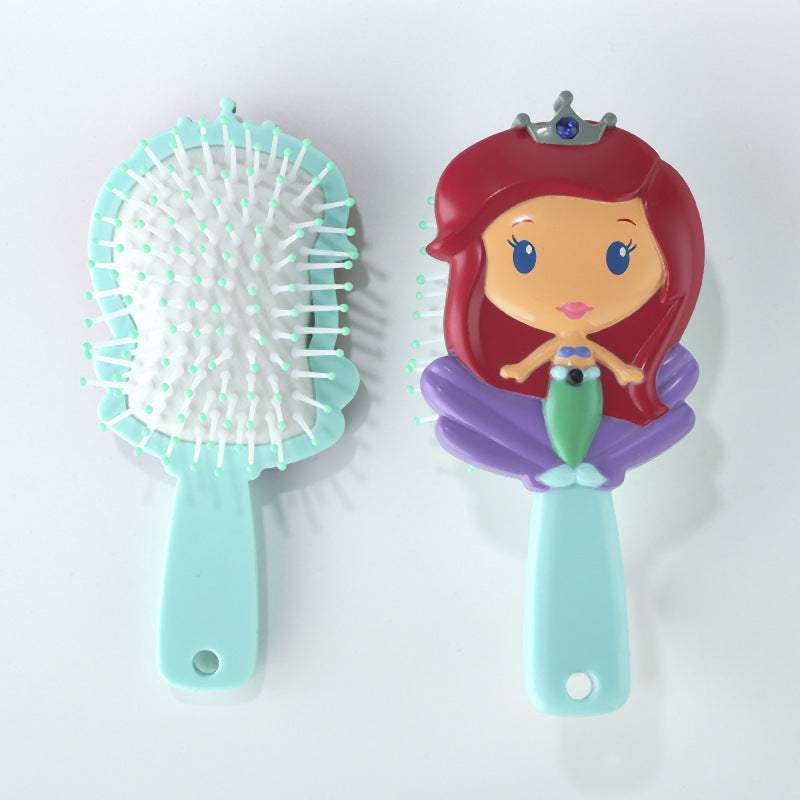 Hairdressing Mermaid Plastic Hairbrush Cartoon Airbag Hair Brushes & Combs