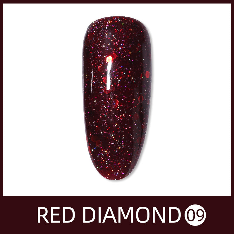 Uv Red Diamond Manicure Solid Color Cat For Nail Polish