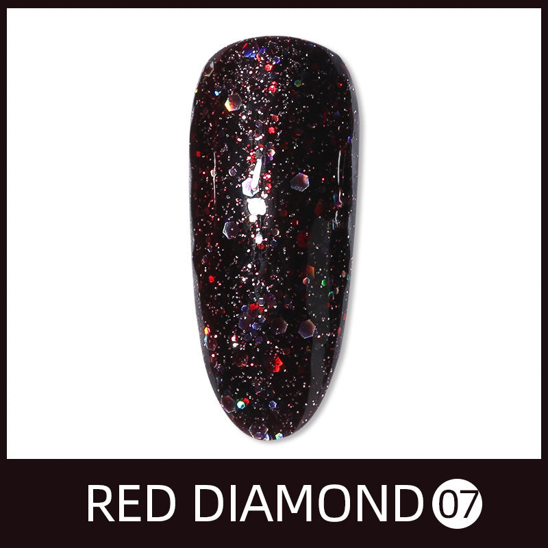 Uv Red Diamond Manicure Solid Color Cat For Nail Polish