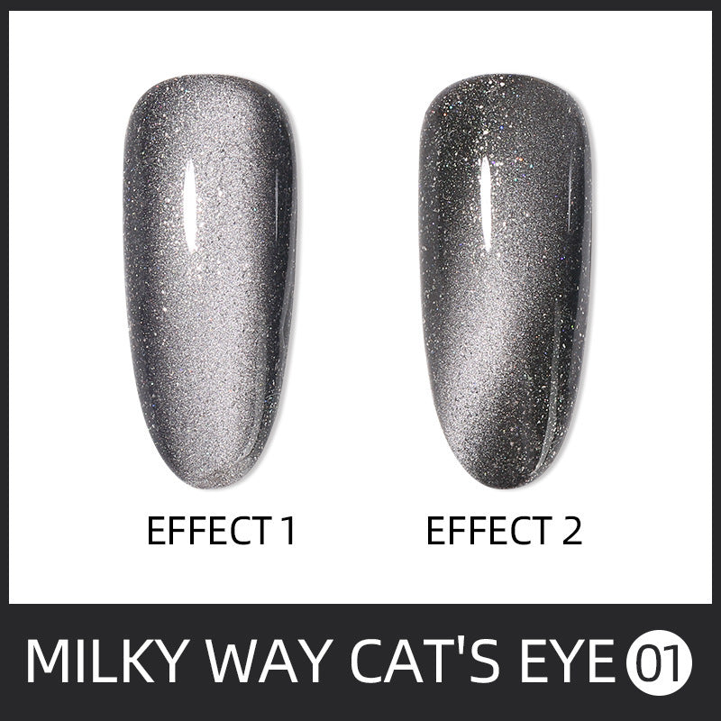 Beauty Gel Suit Galaxy Cat Glitter Nail Polish