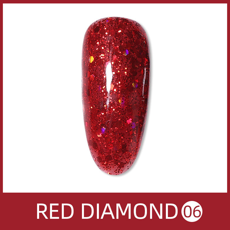 Uv Red Diamond Manicure Solid Color Cat For Nail Polish