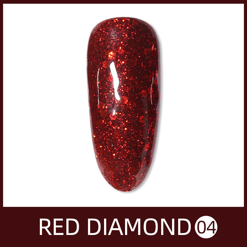 Uv Red Diamond Manicure Solid Color Cat For Nail Polish