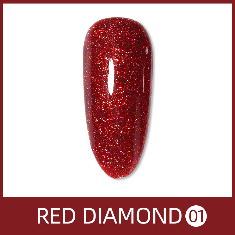 Uv Red Diamond Manicure Solid Color Cat For Nail Polish