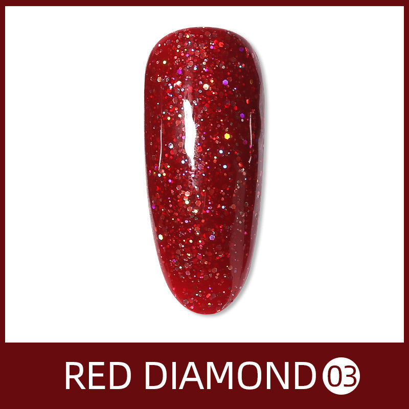 Uv Red Diamond Manicure Solid Color Cat For Nail Polish