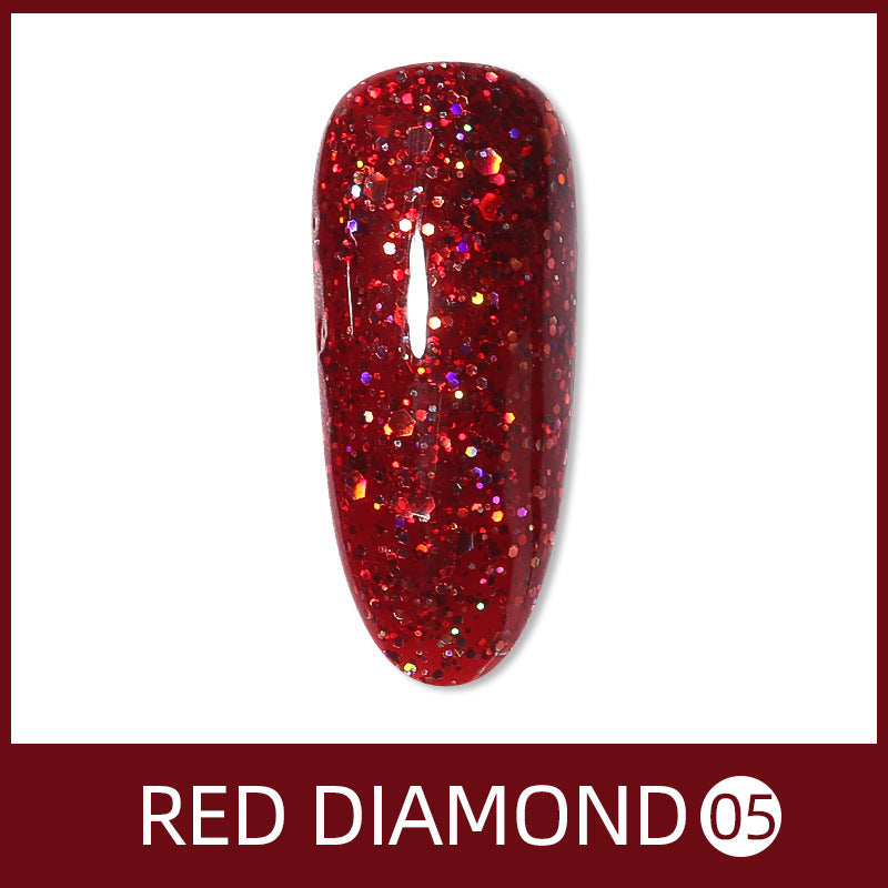 Uv Red Diamond Manicure Solid Color Cat For Nail Polish