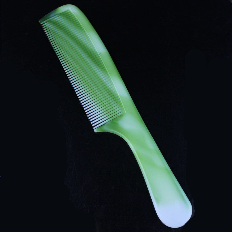 Color Thick Green Beef Tendon Running Hair Brushes & Combs