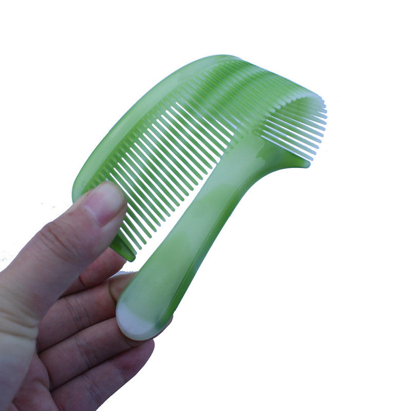 Suit Plastic Hairdressing Beef Tendon Green Hair Brushes & Combs