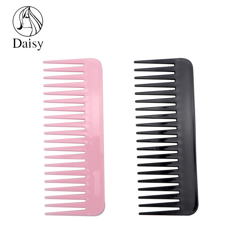 Source Flat Plastic Wide Teeth Barber Hair Brushes & Combs