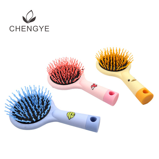 Small Yellow Duck Rainbow Air Cushion Hair Brushes & Combs