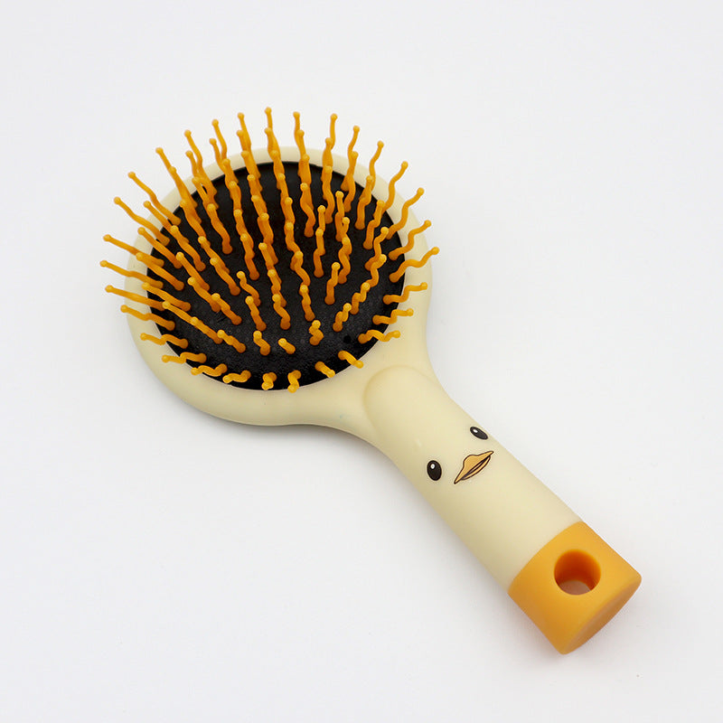 Small Yellow Duck Rainbow Air Cushion Hair Brushes & Combs