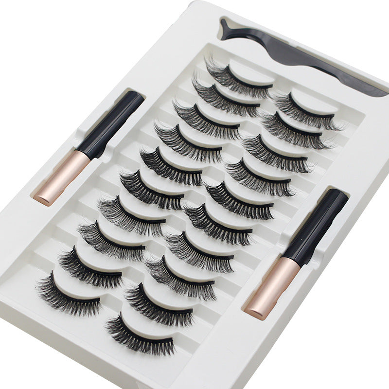 Magnet Magnetic Pair Eyelash 2 Pcs Liquid Suit False Lashes