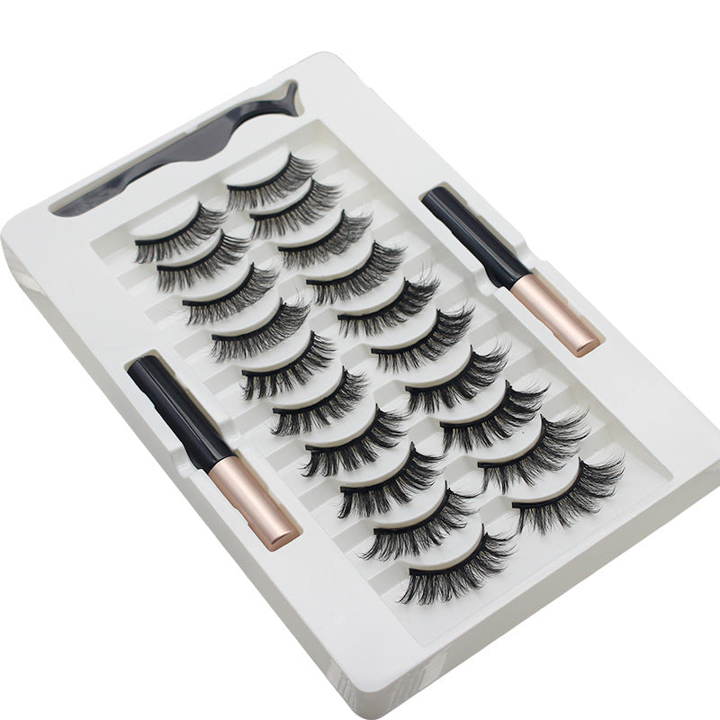 Magnet Magnetic Pair Eyelash 2 Pcs Liquid Suit False Lashes