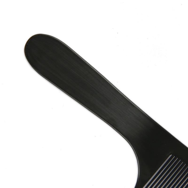 Men's S-shaped Trim Curved Round Head Salon Hair Brushes & Combs