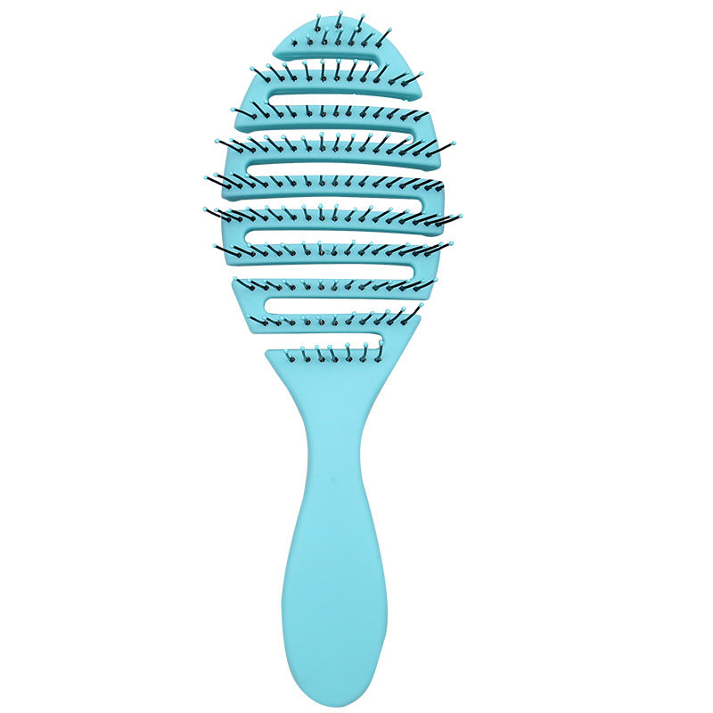 Hollow Massage Round Wet Dry Home Hair Brushes & Combs