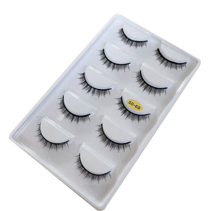 Double Pairs Of Eyelashes Length Comfortable False Lashes