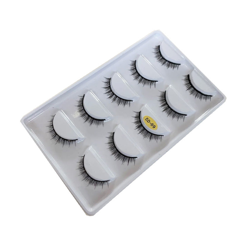 Double Pairs Of Eyelashes Length Comfortable False Lashes