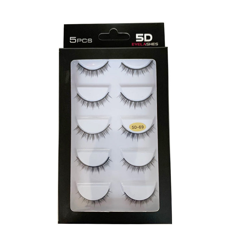 Double Pairs Of Eyelashes Length Comfortable False Lashes