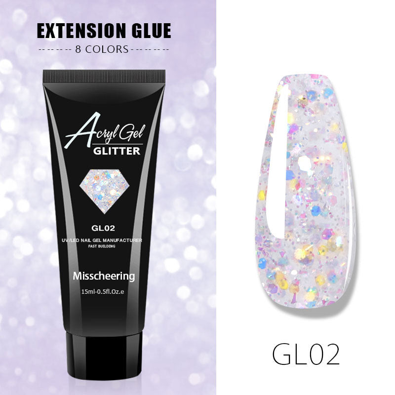 Glamorous Casual Glue Gel For Nails Nail Polish