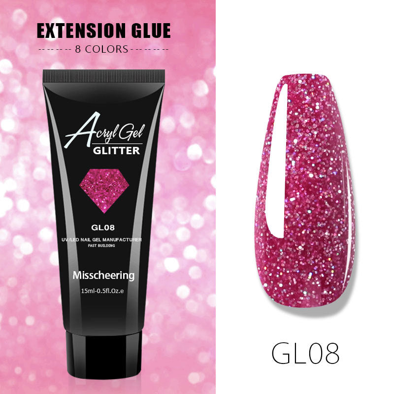 Glamorous Casual Glue Gel For Nails Nail Polish