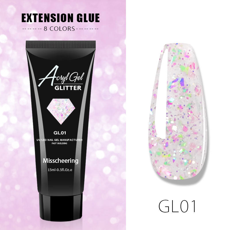 Glamorous Casual Glue Gel For Nails Nail Polish