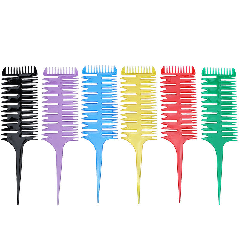 Tail Salon Coloring Brush Plastic Styling Hair Brushes & Combs