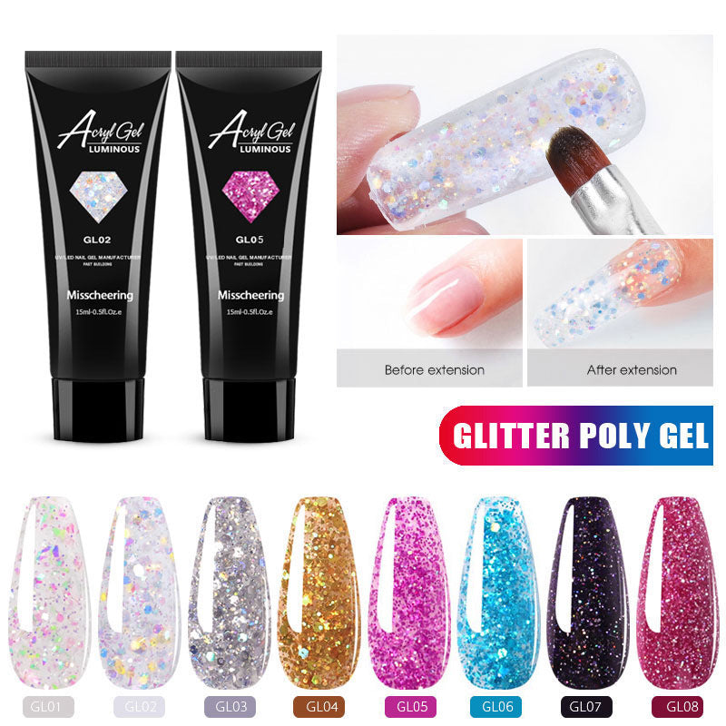 Glamorous Casual Glue Gel For Nails Nail Polish