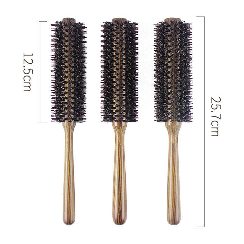 Boutique High Temperature Resistant Wooden Professional Styling Curling Hair Brushes & Combs