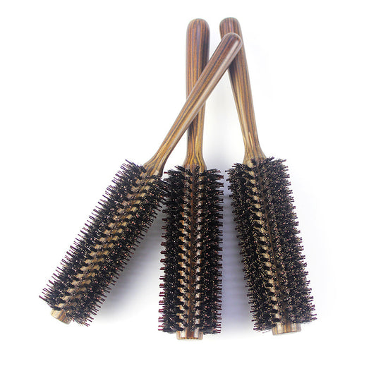 Boutique High Temperature Resistant Wooden Professional Styling Curling Hair Brushes & Combs