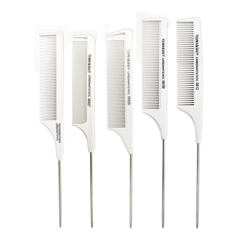 Haircut Carbon Fiber Shape Steel Needle Hair Brushes & Combs