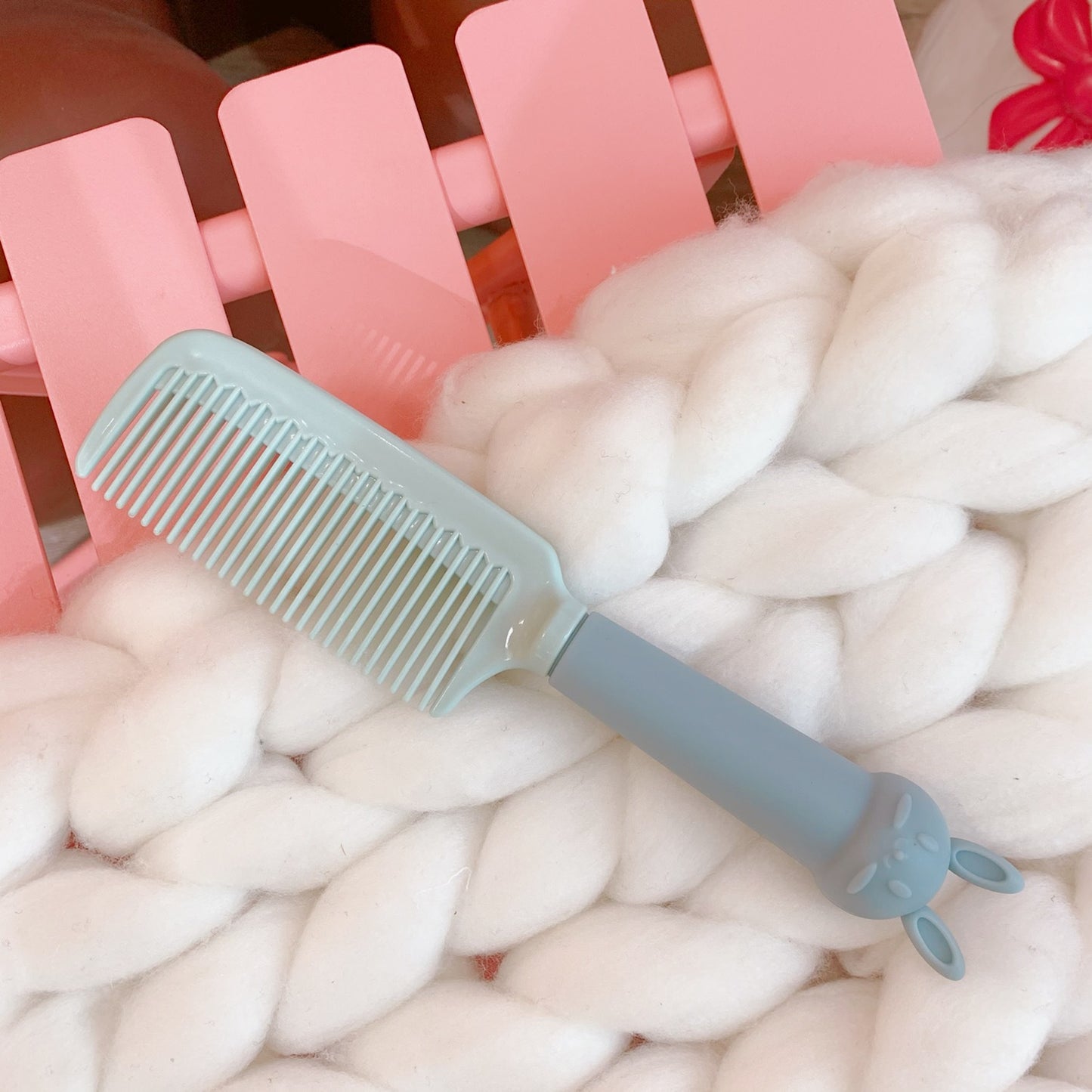 Plastic Soft Rabbit Household Curling Long Hair Brushes & Combs