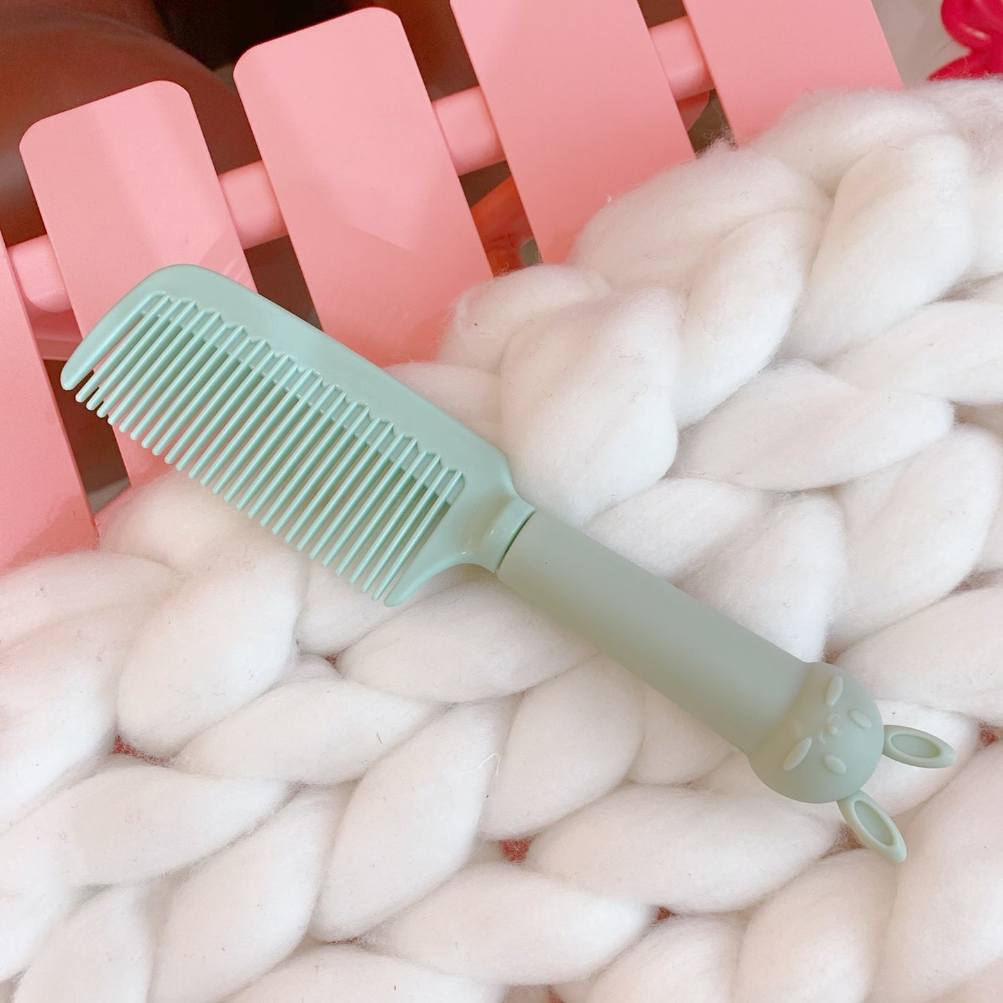 Plastic Soft Rabbit Household Curling Long Hair Brushes & Combs