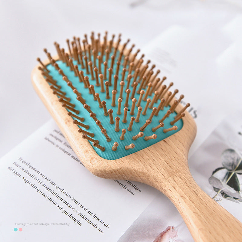 Air Cushion Massage Wooden Large Plate Airbag Small Size Hair Brushes & Combs