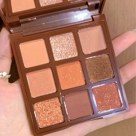 Earth Color Shadow Plate Affordable Matte Pearl Eyeshadow