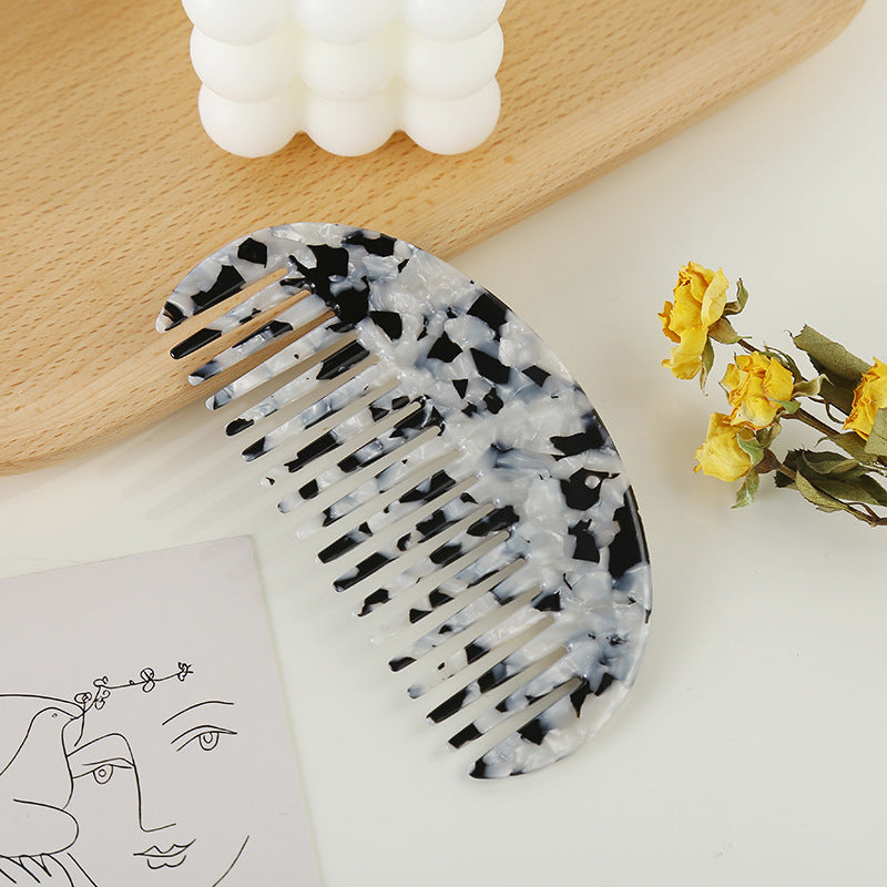 Fashion Cellulose Acetate Sheet Cute Hairdressing Hair Brushes & Combs