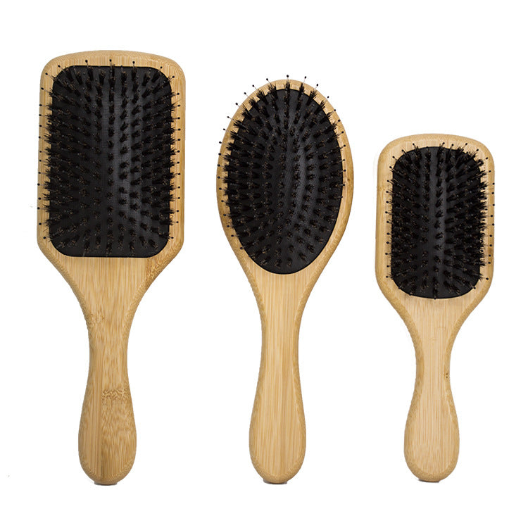 Bamboo Bristle Air Cushion Skin Health Massage Hair Brushes & Combs