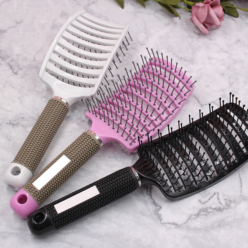 Scalp Massage Curly Smooth Vent Plastic Home Daily Hair Brushes & Combs