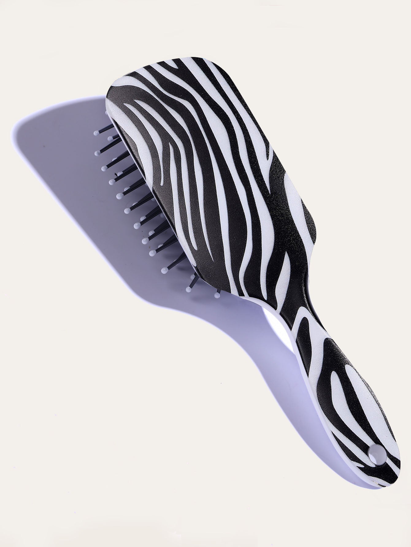 Square Zebra Print Airbag Leopard Air Cushion Hair Brushes & Combs