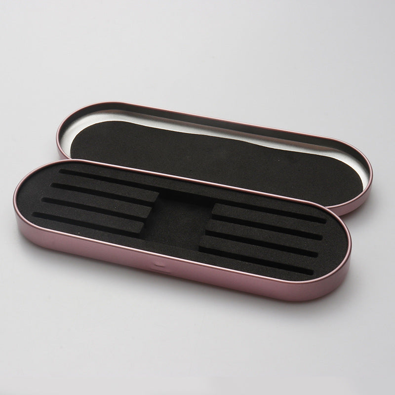 Exquisite Tinplate Eyelash Tweezer Storage Box False Lashes