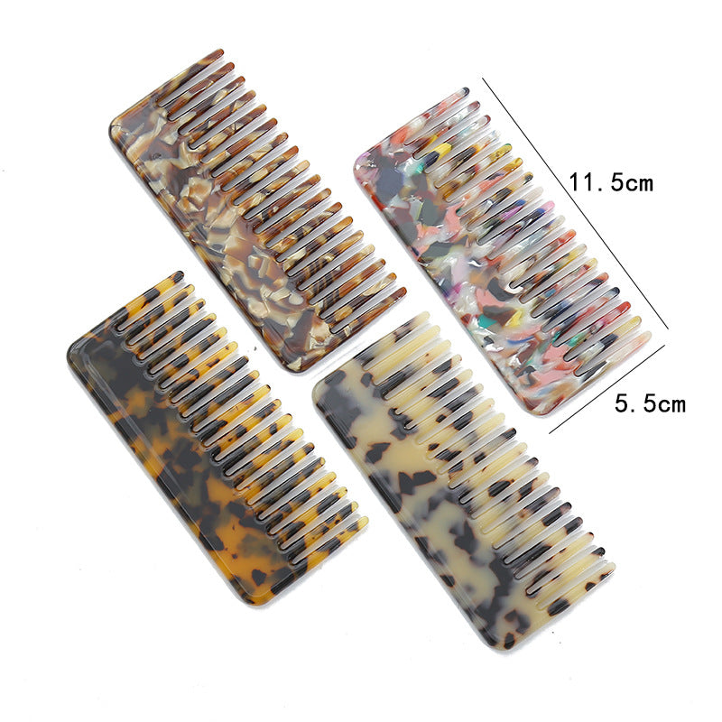 Style Fashion Cellulose Acetate Sheet Cute Hair Brushes & Combs