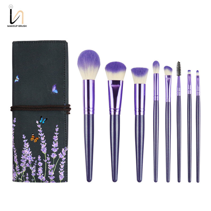 Lavender Purple Full Beginner Shadow Brush Makeup Brushes Accessories