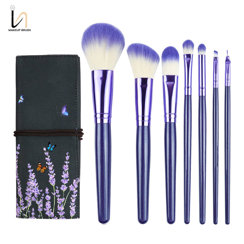 Lavender Purple Full Beginner Shadow Brush Makeup Brushes Accessories