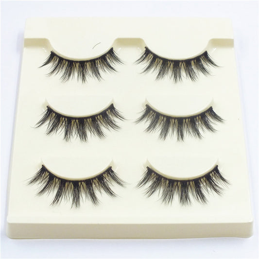 Genic Little Devil Eyelashes Thick Mixed-blood False Lashes