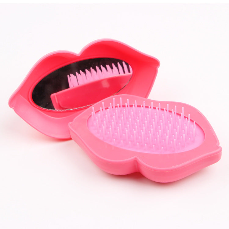 Comfortable Plastic Hairdressing Portable Tangle Massage Hair Brushes & Combs